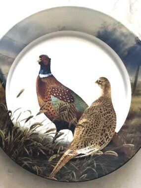 Wild Wings Set Pleasant Dinner Plates by Rosemary Millette